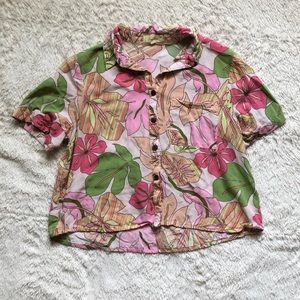 Cropped Hawaiian top!
